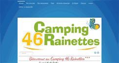 Desktop Screenshot of camping46rainettes.com